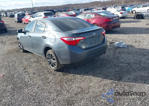 2014 Toyota Corolla S Plus из США, поврежденный, VIN 2T1BURHE5EC002535